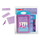 Melissa & Doug Princess Design Activity Kit - 9 Double-Sided Plates, 4 Colored Pencils, Rubbing Crayon