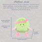 MON AMI Tina Tennis Ball 9-Inch Sports Plush Toy, Soft Stuffed Toy Gift