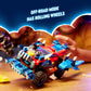 LEGO DREAMZzz Crocodile Car 71458 Building Toy Set, Rebuilds from Car to Off-Roader Truck Toy and Mini-Boat, Features Cooper, Jayden, and The Night