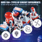 STEM Circuit Kit for Kids Ages 6+, 35 PCS Electronics Set with 200+ Projects, Electric Circuit Board Science Toy, Educational Engineering Gift