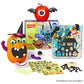 Highlights Halloween Craft and Book Bundle for Kids Ages 3-6, Customize a Glow-in-The-Dark Trick-or-Treat Tote Bag, Halloween Puffy Sticker Playscenes