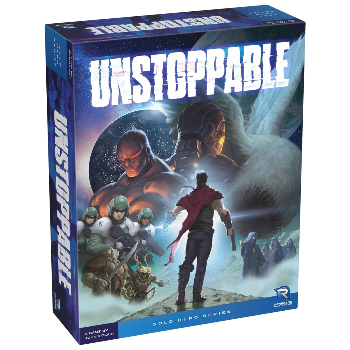 Renegade Game Studios Unstoppable Solo Roguelike Deckbuilder Board Game