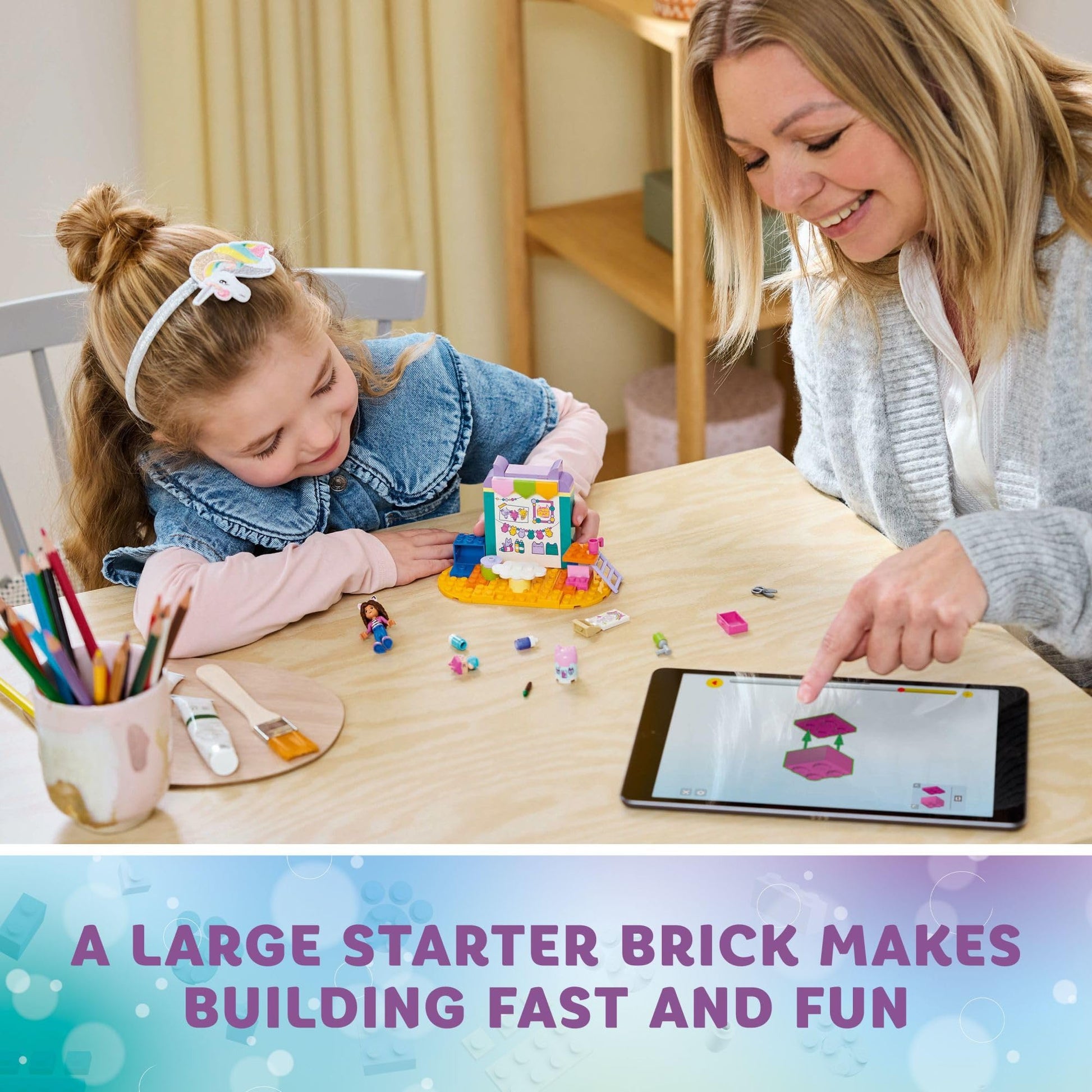 LEGO Gabby's Dollhouse Crafting with Baby Box Building Toys - Pretend Play Toy Figures & Playset for Kids, Girls & Boys, Ages 4+ - Birthday Gift -