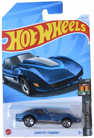 Hot Wheels Corvette Stingray, HW Dream Garage 5/5 [Blue] 109/250