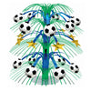 Amscan Soccer Cascade Centerpiece, Party Decoration, 14"
