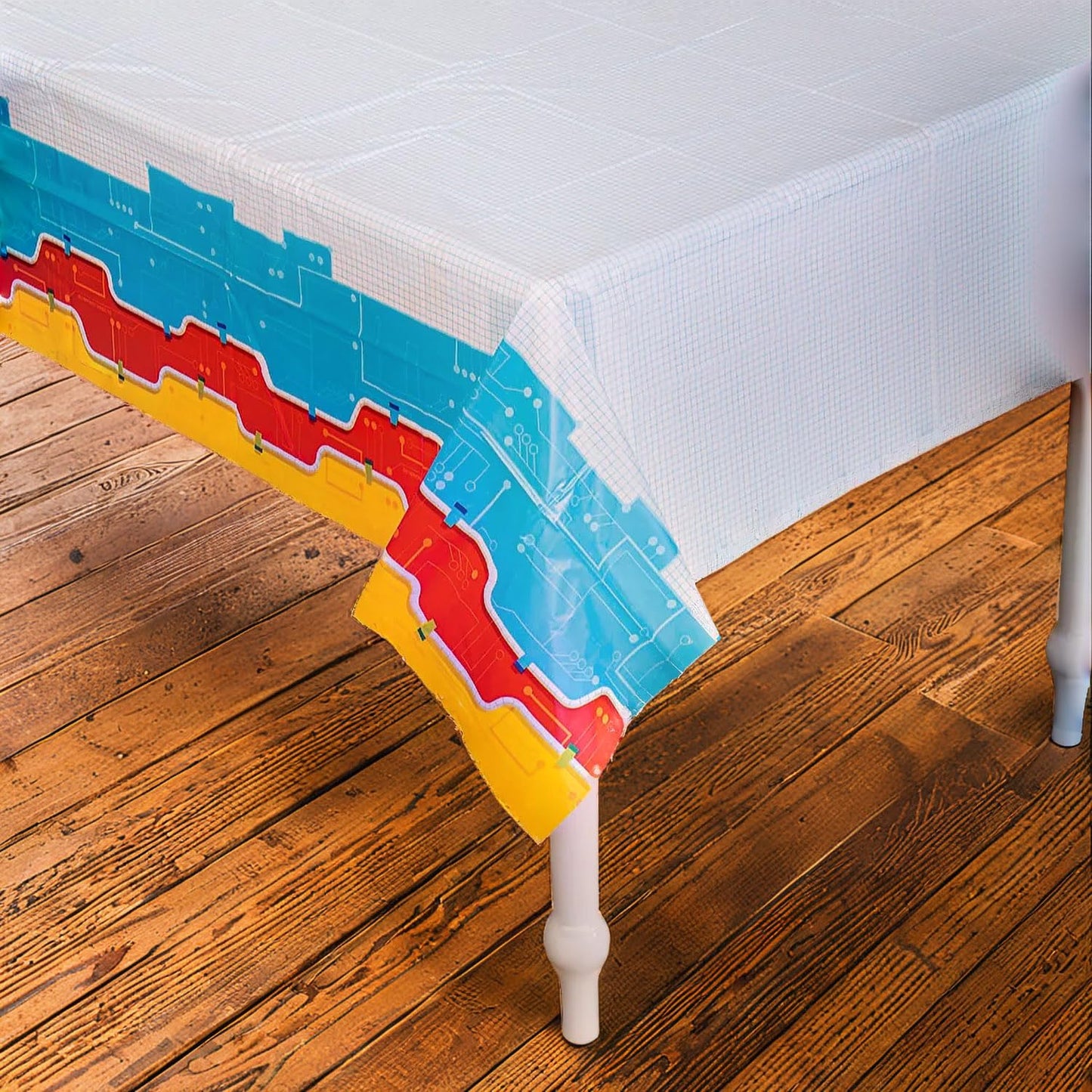 Fun Express Robot Party Tablecloth