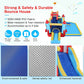 HYPOAI Bounce House,Inflatable Bounce Castle with Blower for Kids 3-12,Outdoor/Indoor Bouncy House Water Park for Backyard with 2 Splash