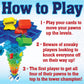 MindWare Leaps and Ledges Strategy Game - Ages 8+ - Fun Party Game and Family Game Night Activity for Kids, Teens, and Adults - 2 to 4 Players