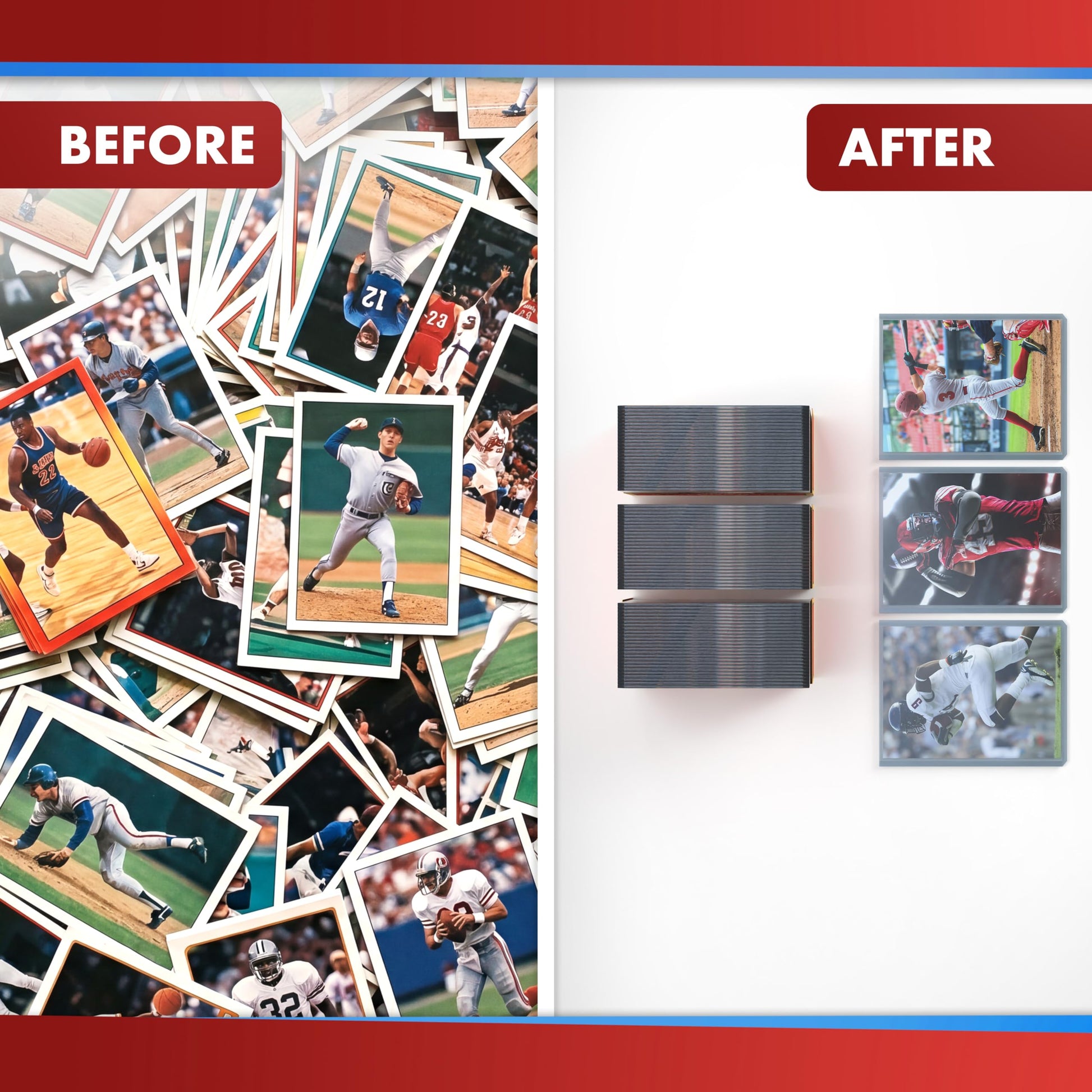 Cardboard Gold - 35pt Top Loaders for Cards - 200 Count - Premium 3x4 Inch Trading Card Toploaders - Protect Your Baseball and Sports Cards with These