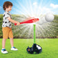 Fisher-Price®Little Pro T-Ball Set, 2 Adjustable Heights, Every Growing Athlete's Lifestyle, Ages 1.5+