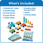 hand2mind Numberblocks Express Train MathLink Cubes Activity Set, Preschool Learning Activities, Train Toy, Counting Blocks, Number Toys, Kids