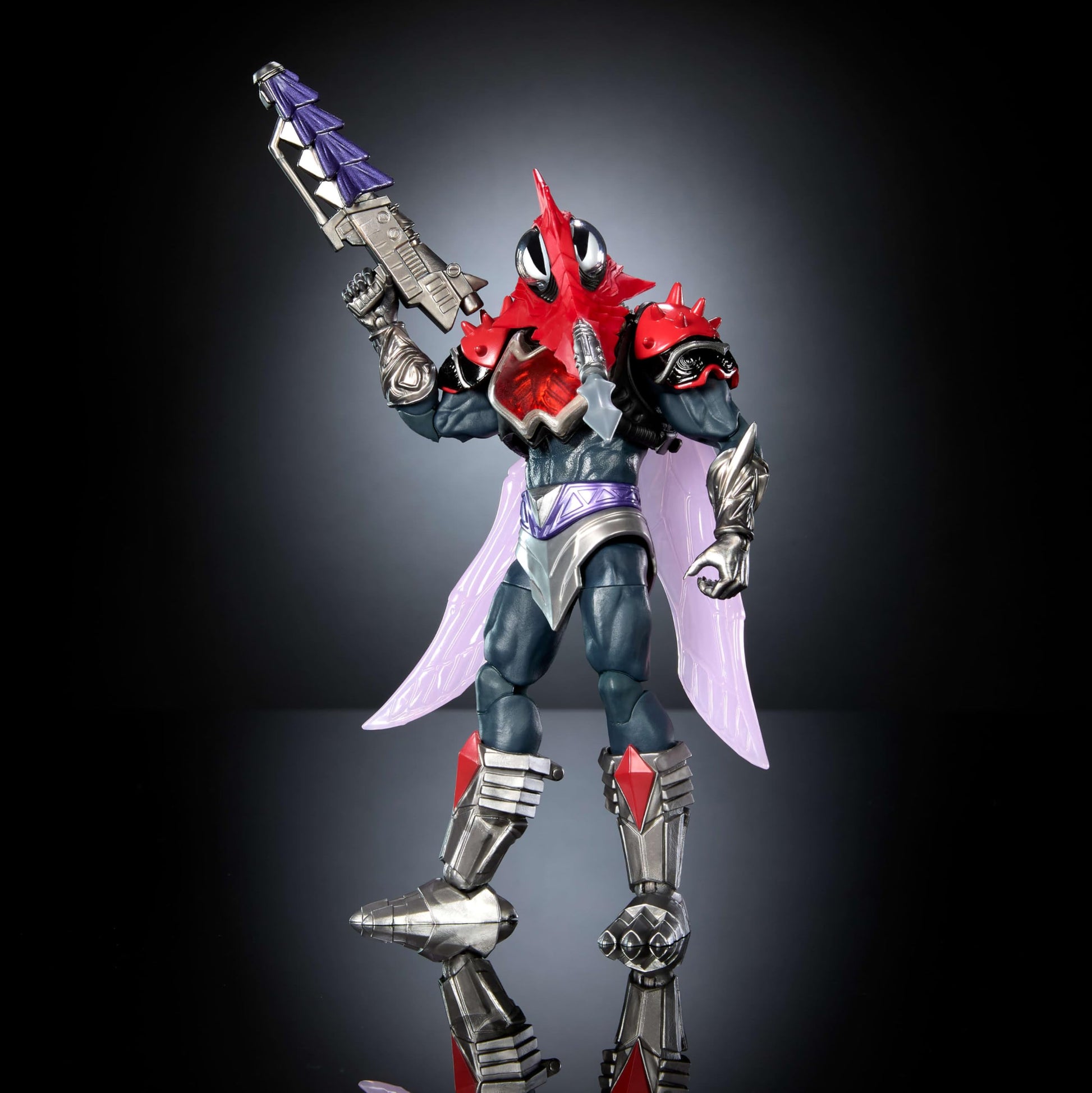 Masters of The Universe Masterverse Action Figure New Eternia Mosquitor, 7 Inch Motu Toy, 30 Points Articulation, Removable Armor & Weapon Accessories