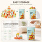 SproutSpace 100pcs Building Blocks for Toddlers 1-3, Wooden Blocks for Kids with Storage Bucket and Shape Sorter, Stacking Toys or 1 2 3 Year Old