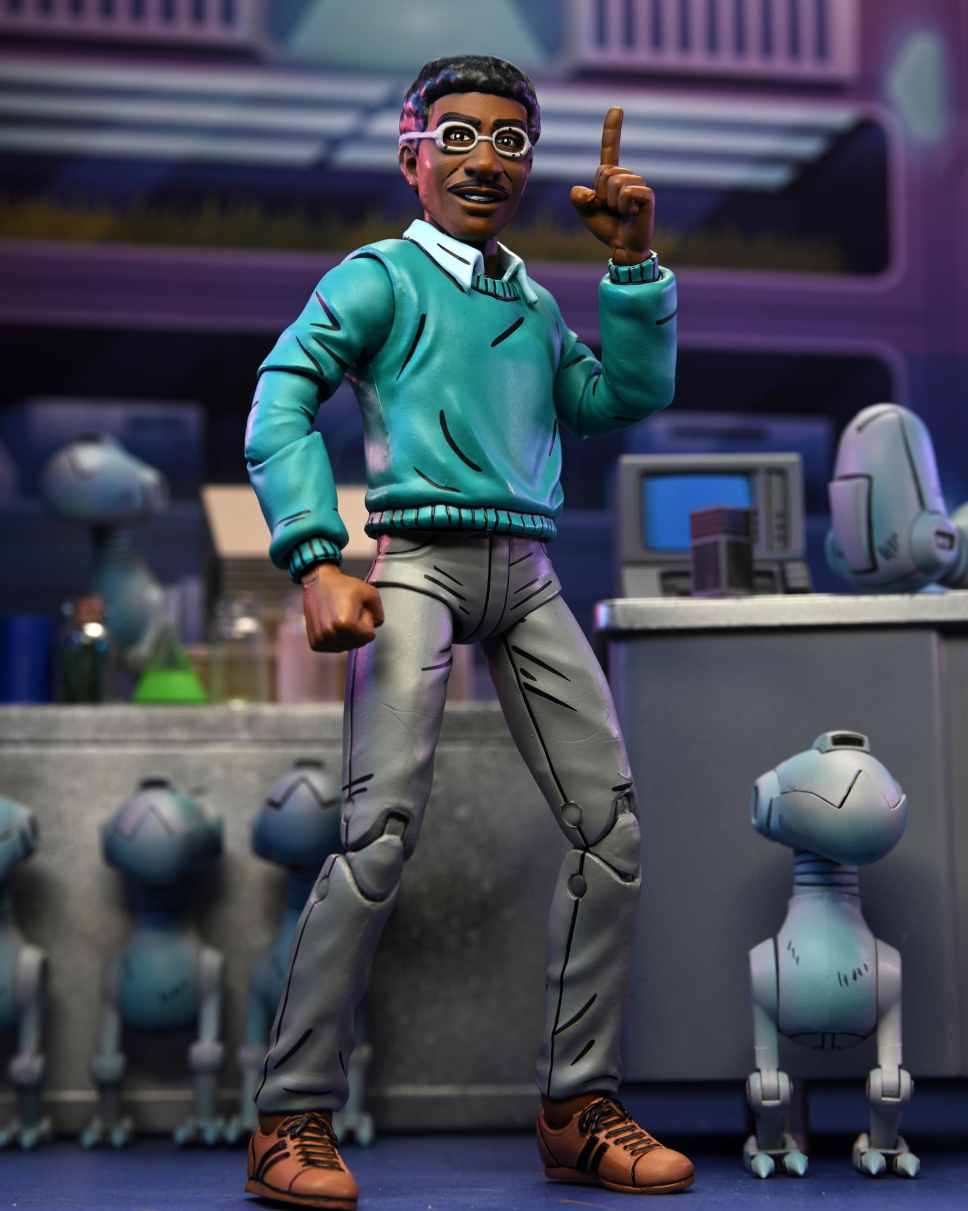 NECA Teenage Mutant Ninja Turtles (Mirage Comics) - 1:7 Scale Collectible Action Figure, Baxter Stockman