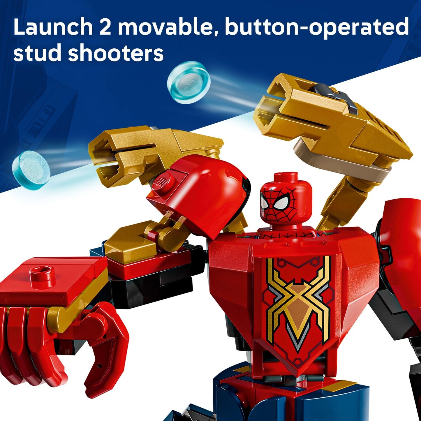 LEGO Marvel Mech Battle: Spider-Man vs. Doc Ock Building Toys for Kids - Super Hero & Villain Poseable Mech Toys W/3 Marvel Minifigures for Kids