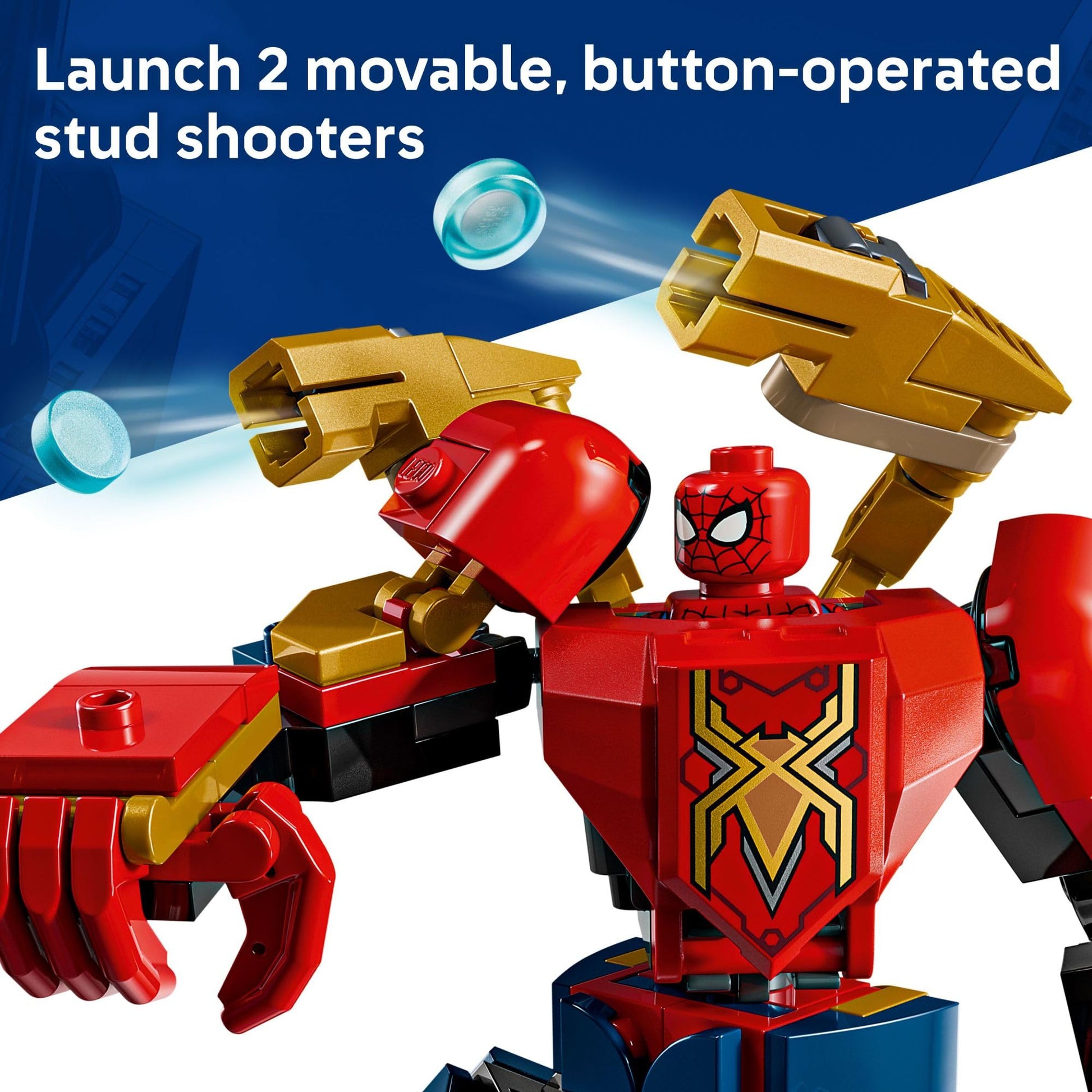 LEGO Marvel Mech Battle: Spider-Man vs. Doc Ock Building Toys for Kids - Super Hero & Villain Poseable Mech Toys W/3 Marvel Minifigures for Kids