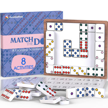 Keeping Busy Match Dots Dementia Activities for Seniors | Alzheimer Products for Elderly Patients | Fun Memory Game Toy & Cognitive Brain Puzzle