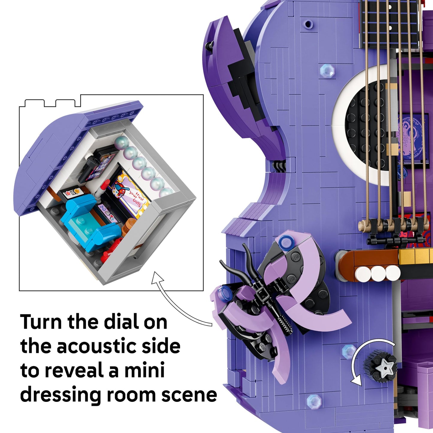 LEGO Editions Olivia Rodrigo's Dual Guitar 43031