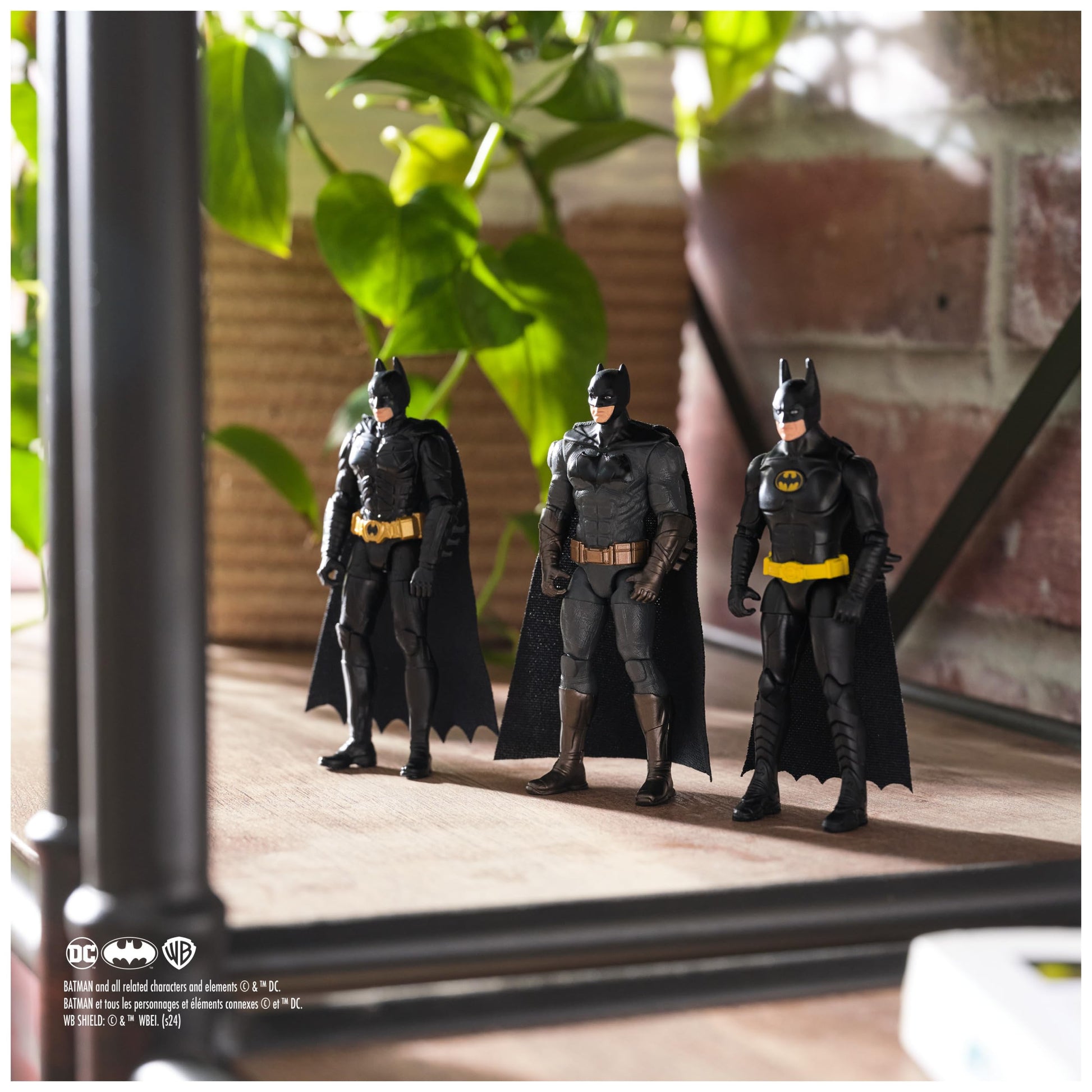 DC Comics, Batman 85th Special Edition Batman Action Figures 3-Pack, 4-inch, 85th Anniversary Collectible Kids Toys for Boys and Girls Ages 3 and Up