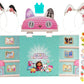 Gabby and the Magic House - Gabby Dollhouse - Board Game for Meow-Dable - Board Game to Decorate the Magic House - Headbands and Charms - Children's
