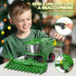 Uarzt Remote Control Combine Harvester Tractor Toy with Corn Head, RC Tractor Toys for Kids 3+, Light/Spray/Sound/1/24 Scale, Farm Toy Combine