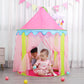 Kids Princess Tent & Lights, Children Play House Toy, 41" x 53", Pink