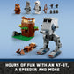 LEGO Star Wars at-ST 75332 Toy Building Set - Featuring Wicket The Ewok and Scout Trooper Minifigures, Expand Your Collection, Great Gift