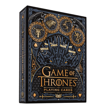 theory11 Game of Thrones Premium Playing Cards, Poker Size Standard Index, Black