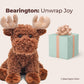 Bearington Morton The Moose Stuffed Animal - 10.5" Baby Moose Plush Toy with Soft and Fluffy Fur - Adorable Elk Stuffy Toy and Huggable Gift for Kids