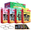 Star Right Math Flash Cards Set of 4 - Addition, Subtraction, Multiplication, Division with 4 Rings - 208 Cards for Kids Ages 6 and Above - Flash Card