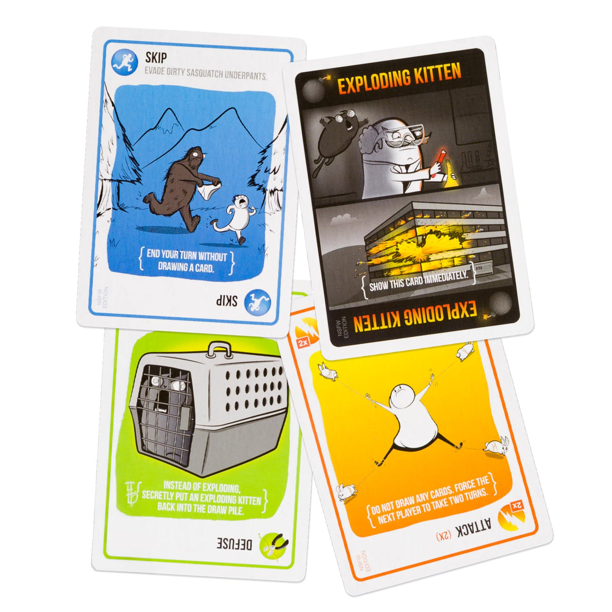 Exploding Kittens NSFW Edition, 2-5 Players, Ages 17+ Card Game