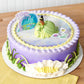 DecoSet® Disney Princess Tiana Cake Topper, 3-Piece Cake Decoration With Tiana And Frog Figurine, Water Lily Pic, And Background Scenery Pic