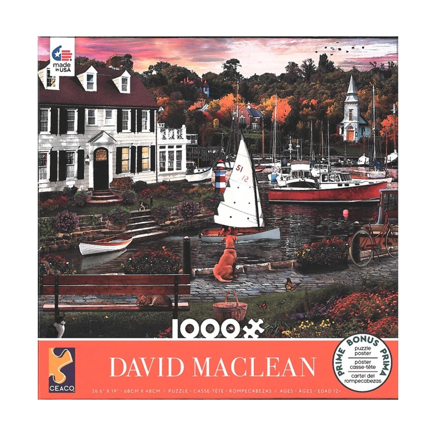 Ceaco - David MacLean - Seawall Walk - 1000 Piece Jigsaw Puzzle