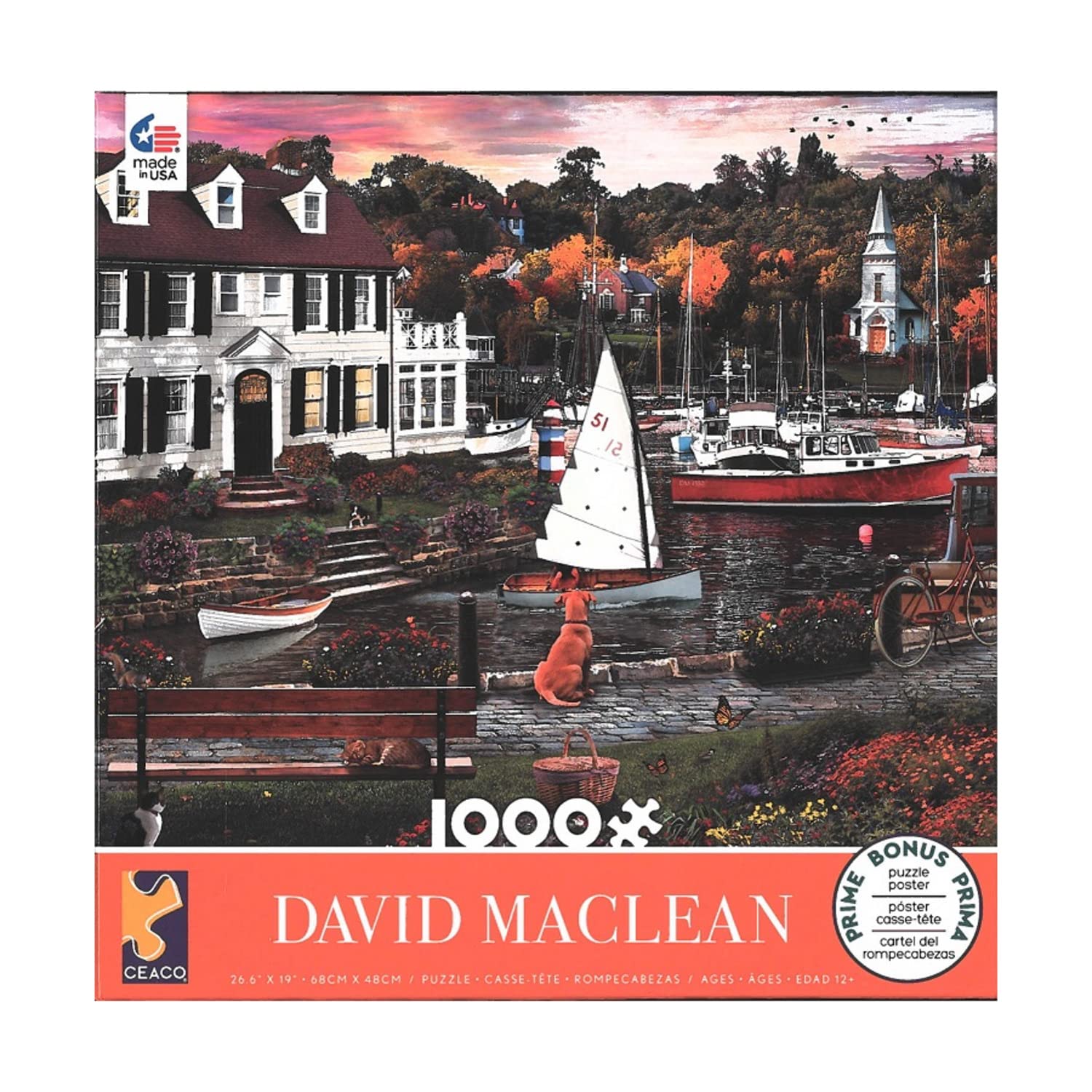 Ceaco - David MacLean - Seawall Walk - 1000 Piece Jigsaw Puzzle
