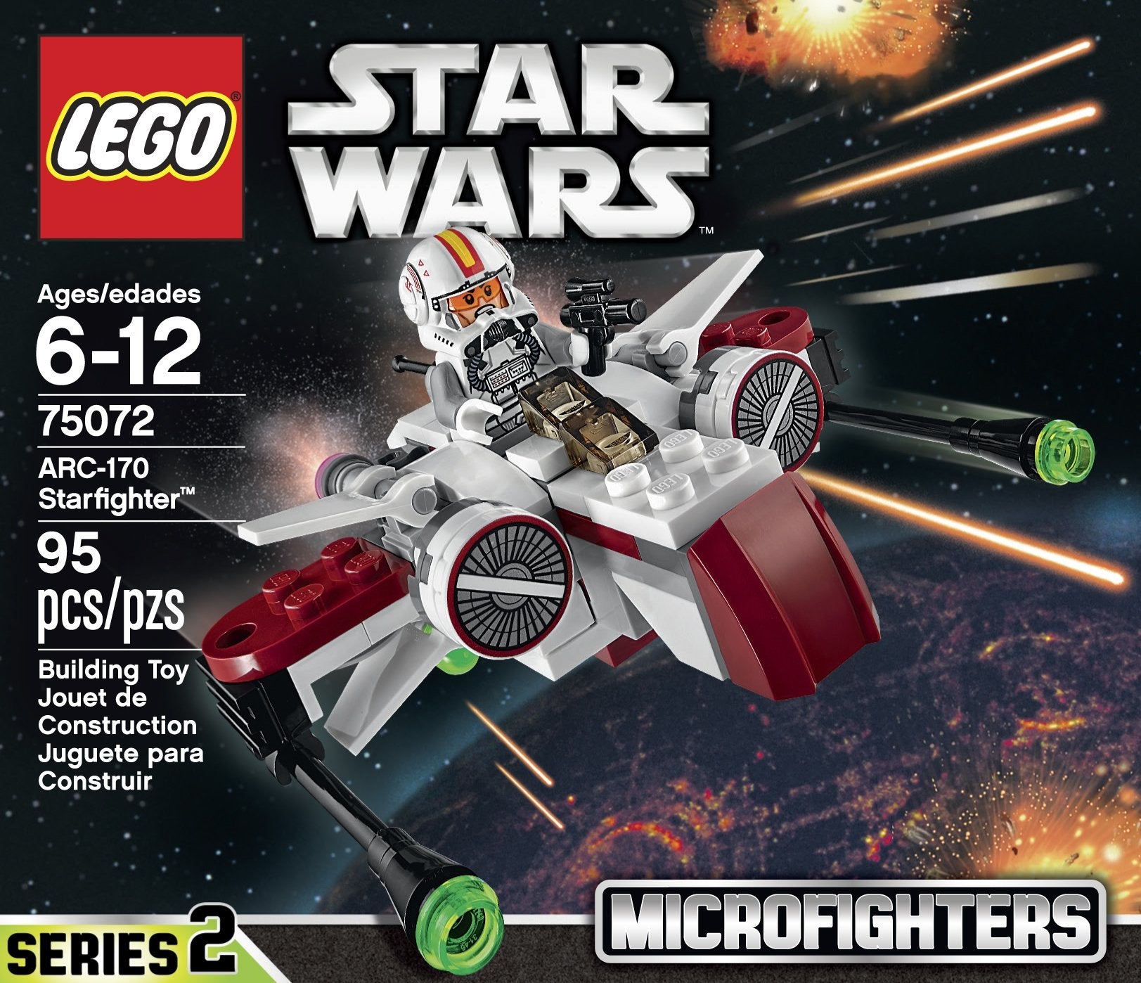 LEGO Star Wars ARC-170 Starfighter Toy
