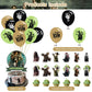 The Walking Dead Party Supplies - Birthday Decorations for TV Show Theme With Happy Birthday Banner, Cake Topper, Balloons, and Stickers
