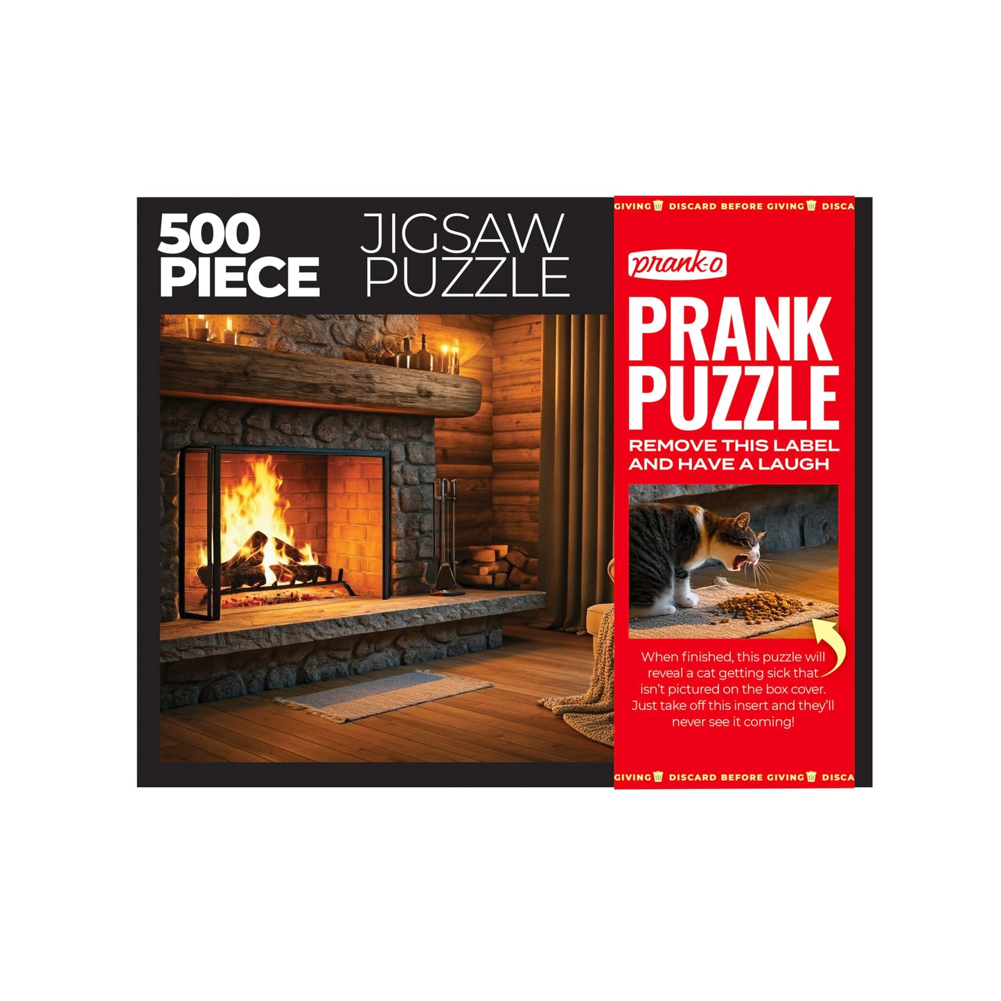 Prank-O 500-Piece Puzzle, Hilarious Comedy Puzzle, Funny Gag Gift, Family Game Night Humor by Prank-O, Gag Gift Jigsaw Puzzle (Warm Solitude)