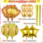 Softball Party Balloons,12pcs Softball Glove Foil Balloons,Bat Balloon confetti balloon for Sports Theme Supplies Gender Reveal Baby Shower