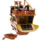 Disney Store Official Mickey Mouse and Friends Pirate Ship Play Set, Pirates of The Caribbean Theme, Mickey Mouse Toys for Toddlers and Kids