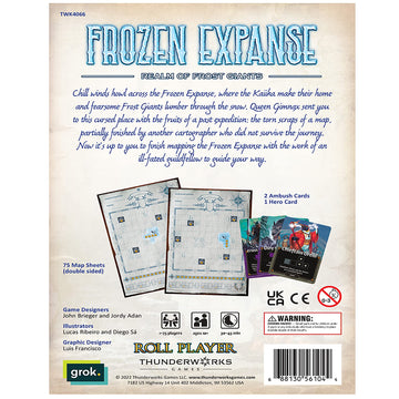 Cartographers: Map Pack 4, Frozen Expanse | Expansion for The Award-Winning Game of Map Drawing | Strategy Flip and Write Fantasy Board Game | Family