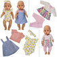 Windolls 10 Sets 14-16 Inch Baby Doll Clothes Dress Outfits Headbands Accessories fits New Born 15 inch Baby Doll