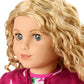 American Girl, Truly Me 18-inch Doll #115 with Gray Eyes, Curly Blonde Hair, Light Skin, Varsity Jacket, for Ages 6+