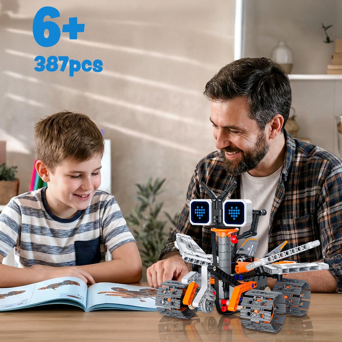 Aptrbg Robot Building Kit for Kids 8-12 STEM Coding Robot Toy 5-in-1