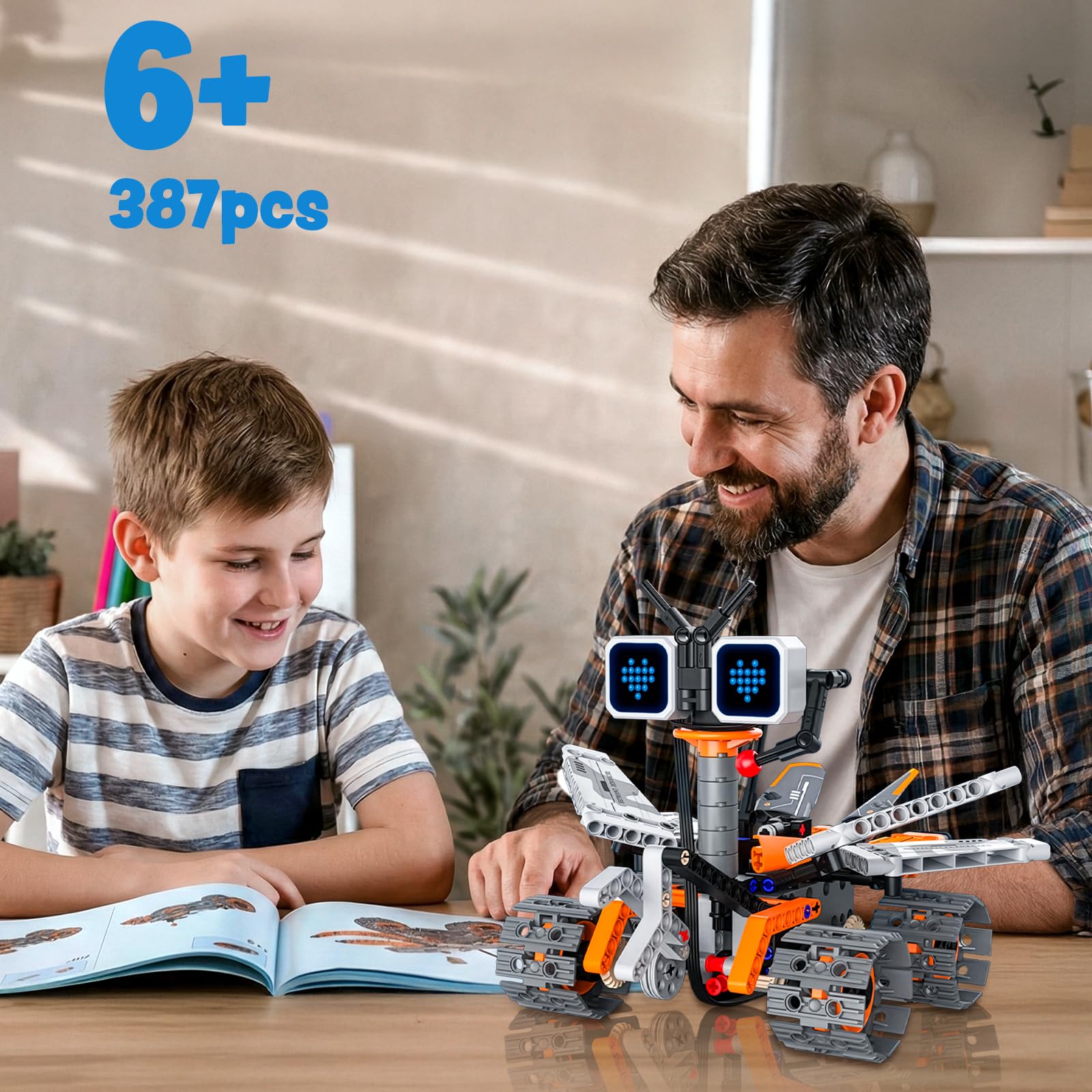 Aptrbg Robot Building Kit for Kids 8-12 STEM Coding Robot Toy 5-in-1