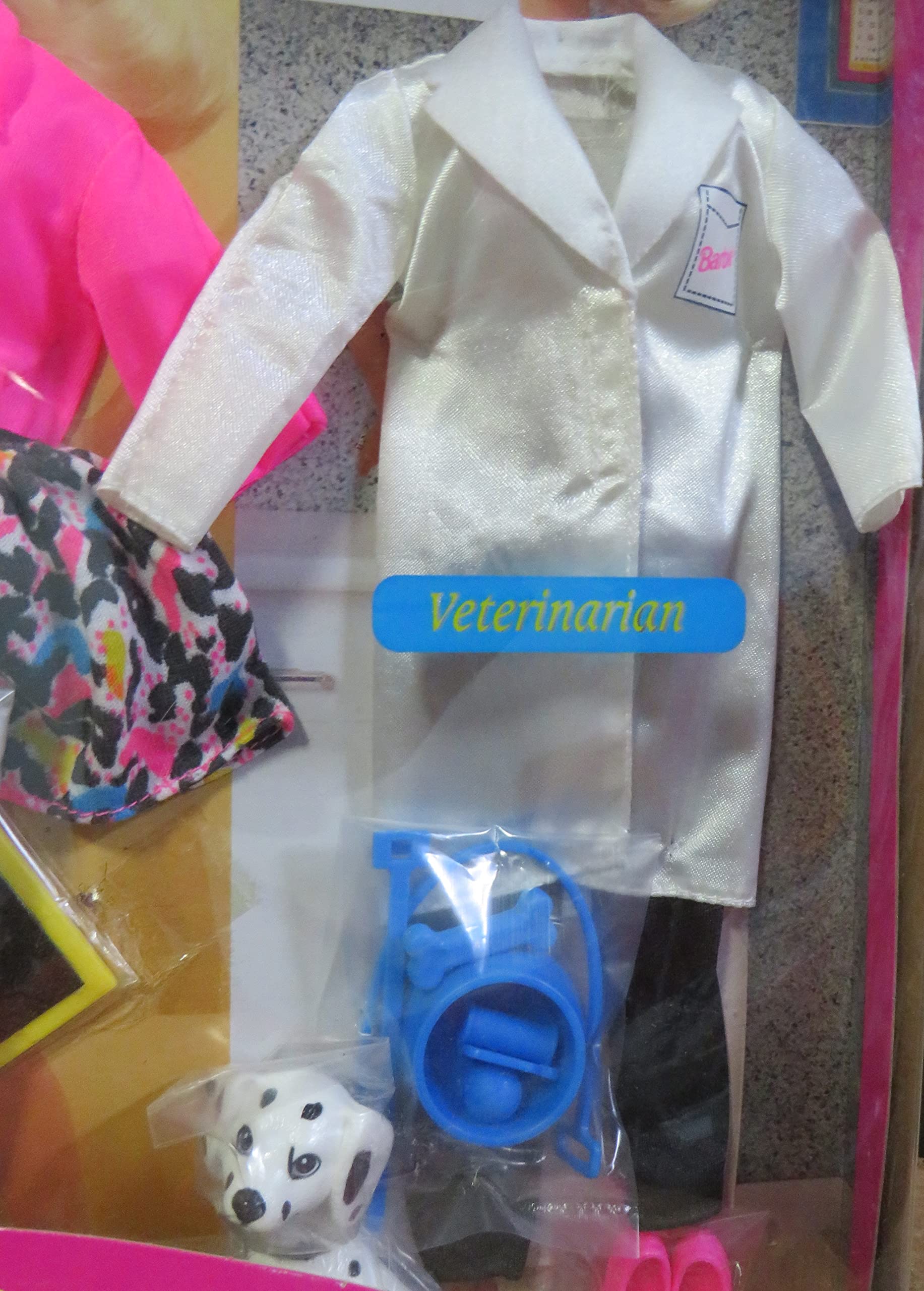 Barbie Caring Careers Fashion Gift Set - Firefighter, Vet & Teacher (1993)