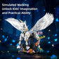 Aptrbg Unicorn Building Set 800+ Pcs STEM Toy Ages 8-12, Walking & Flapping Wings, Compatible with Major Building Blocks, Gift for Boys Girls