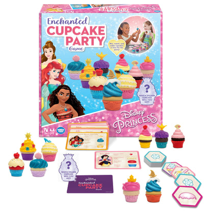 Wonder Forge Disney Princess Enchanted Cupcake Party Game - Exciting Matching Game | Fun for Kids & Adults | Ideal for Disney Princesses Enthusiasts |