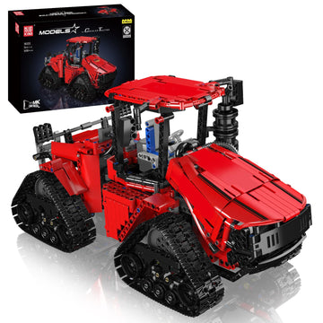 Mould King Crawler Tractor Building Toys, 1698 Pieces 4x4 Tracked Tractor Building Sets for Adults Age 14+, Construction Vehicle Model Blocks Kit