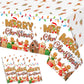 HigzYovn 3Pcs Gingerbread Christmas Decorations Gingerbread Party Supplies Tablecloth for Christmas Gingerbread Party Decorations Gingerbread House