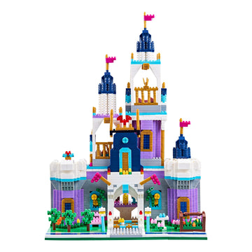 Kadablk Architecture Micro Blocks Building Castle Sets,2800+ PCS, Mini Bricks Building Blocks for Adults and Teens?Dream Castle